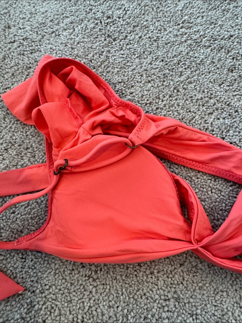 Becca | Coral Pink Two-Piece Swim Set
